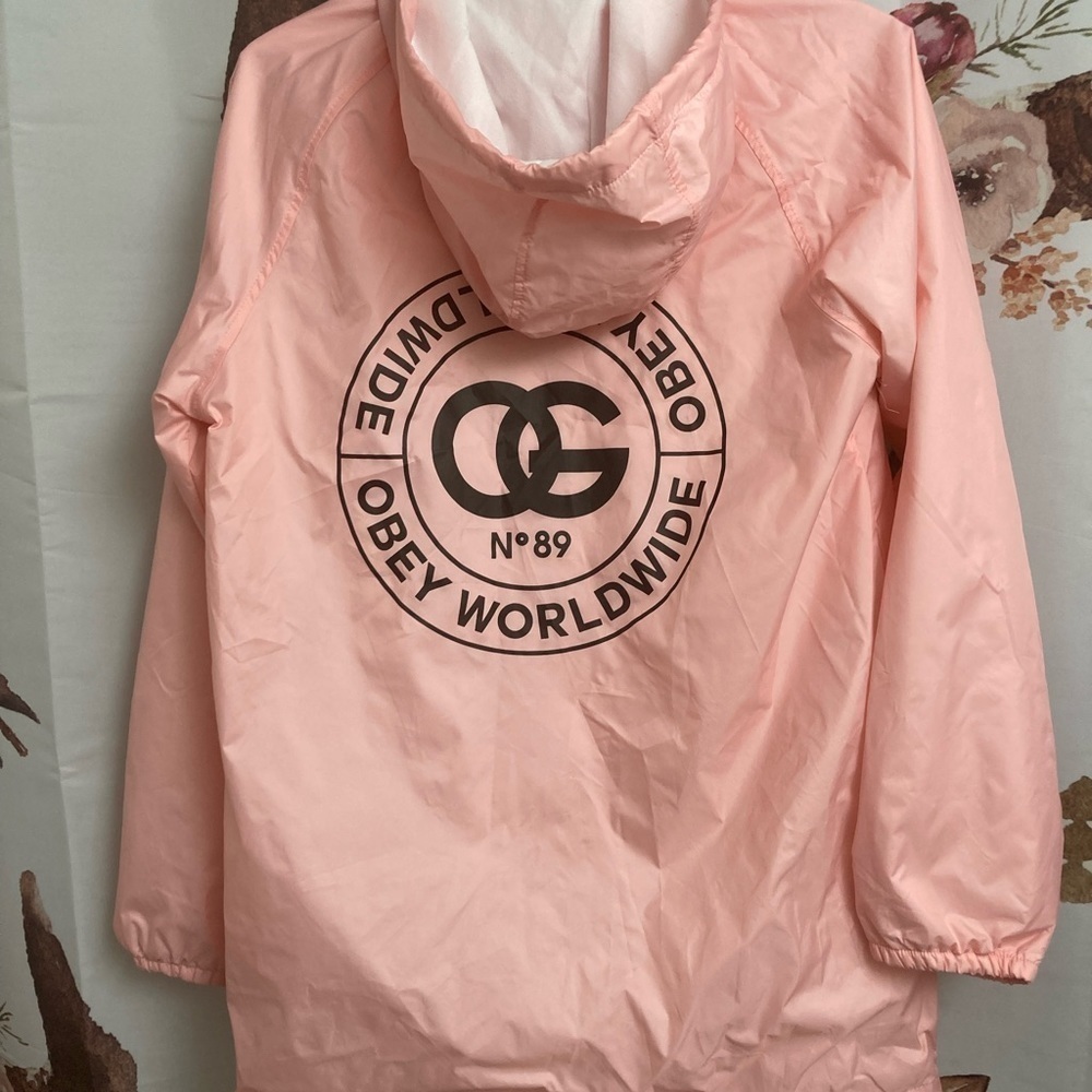 XS pink lightweight OBEY jacket​​​​​​​​​​​ - Picture 6 of 6